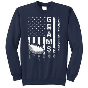 Football Grams Sports Player America Flagxmas Sweatshirt