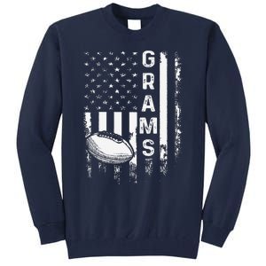 Football Grams Sports Player America Flagxmas Tall Sweatshirt