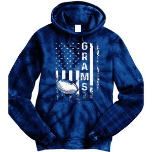 Football Grams Sports Player America Flagxmas Tie Dye Hoodie