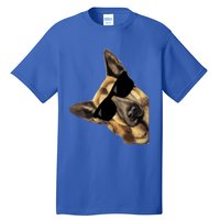 Funny Ger Shepherd Dog With Sunglasses Gift Tall T-Shirt