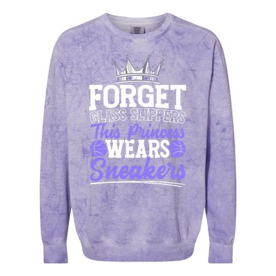 Forget Glass Slippers This Princess Wears Sneakers Colorblast Crewneck Sweatshirt