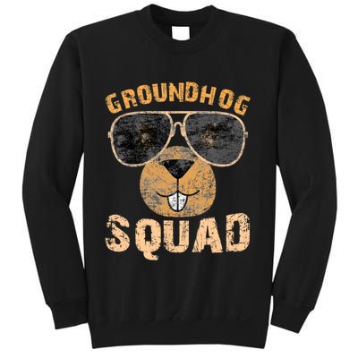 Funny Groundhog Squad Happy Groundhog Day 2024 Sweatshirt