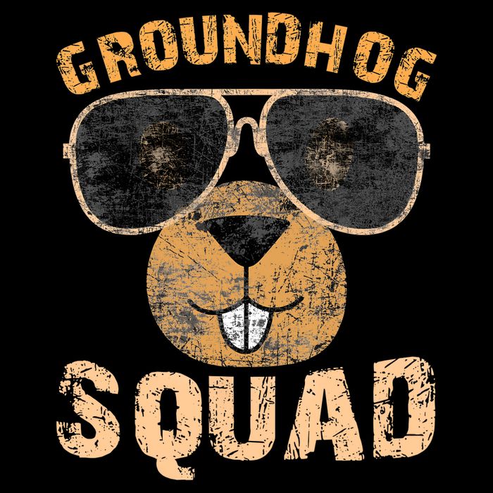 Funny Groundhog Squad Happy Groundhog Day 2024 Flatbill Hat