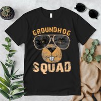 Funny Groundhog Squad Happy Groundhog Day 2024 Premium T-Shirt