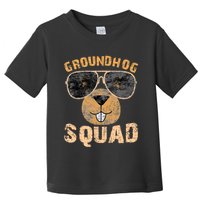 Funny Groundhog Squad Happy Groundhog Day 2024 Toddler T-Shirt