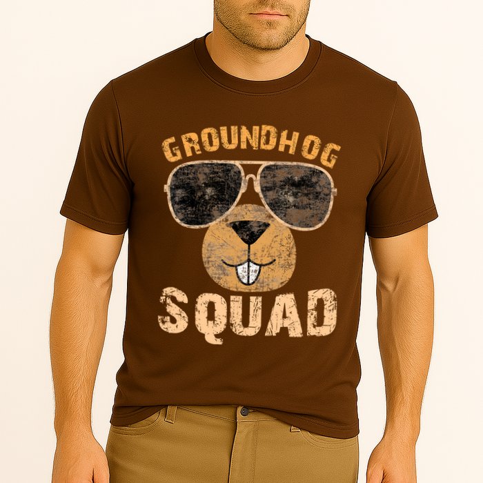 Funny Groundhog Squad Happy Groundhog Day 2024 Performance Shirt