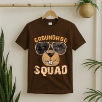 Funny Groundhog Squad Happy Groundhog Day 2024 T-Shirt