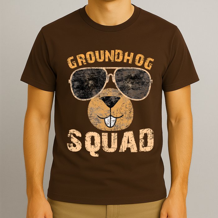 Funny Groundhog Squad Happy Groundhog Day 2024 T-Shirt