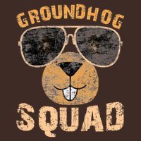 Funny Groundhog Squad Happy Groundhog Day 2024 T-Shirt