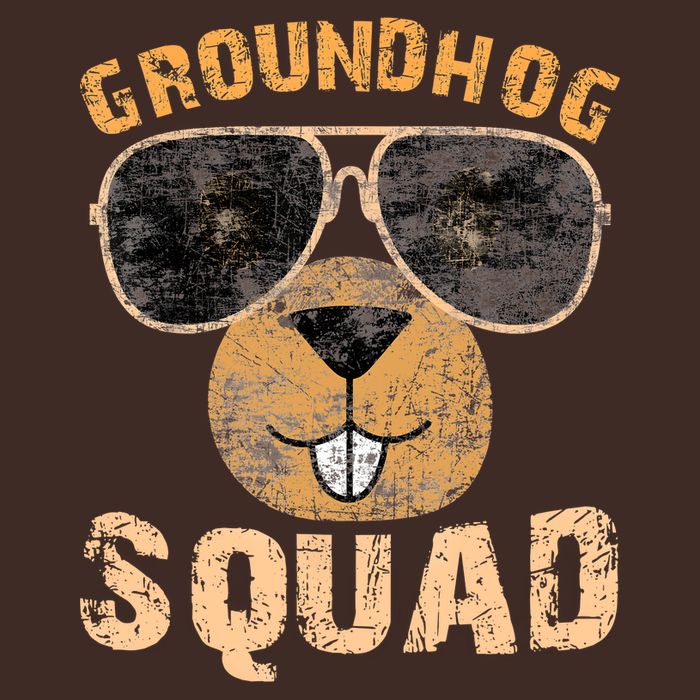 Funny Groundhog Squad Happy Groundhog Day 2024 T-Shirt