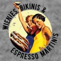 Fun Girl Summer Essentials Wienies Bikinis Espresso Martinis Tall Sweatshirt
