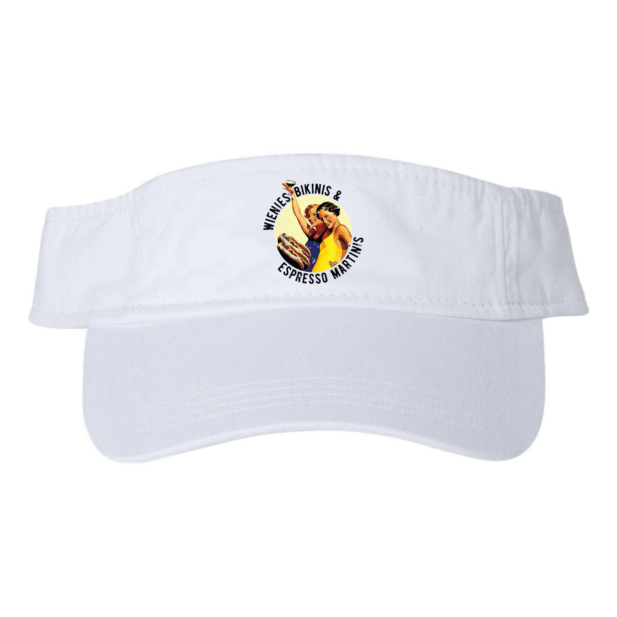 Fun Girl Summer Essentials Wienies Bikinis Espresso Martinis Visor