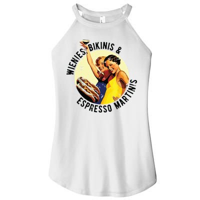Fun Girl Summer Essentials Wienies Bikinis Espresso Martinis Women's Perfect Tri Rocker Tank
