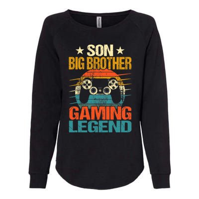 Funny Gamer Son Big Brother Gaming Legend Gift Boys Teens Womens California Wash Sweatshirt