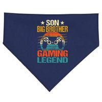 Funny Gamer Son Big Brother Gaming Legend Gift Boys Teens USA-Made Doggie Bandana