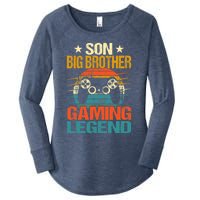 Funny Gamer Son Big Brother Gaming Legend Gift Boys Teens Women's Perfect Tri Tunic Long Sleeve Shirt