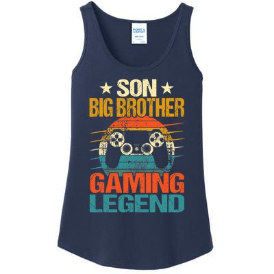 Funny Gamer Son Big Brother Gaming Legend Gift Boys Teens Ladies Essential Tank