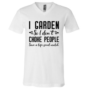 Funny Gardening Shirts For Women Gardening Gift Shirts V-Neck T-Shirt