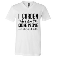 Funny Gardening Shirts For Women Gardening Gift Shirts V-Neck T-Shirt