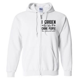 Funny Gardening Shirts For Women Gardening Gift Shirts Full Zip Hoodie