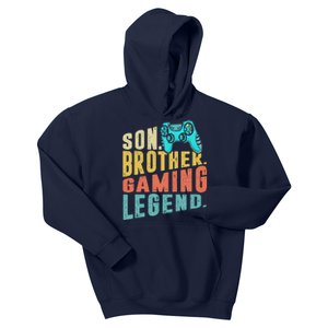 Funny Gamer Son Big Brother Gaming Legend Gift Kids Hoodie