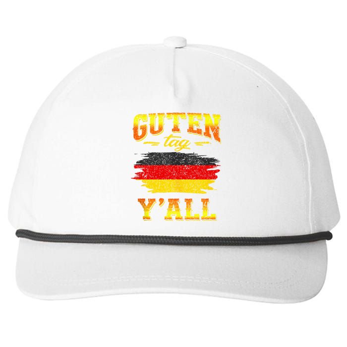 Funny German Saying Quote Joke Germany Flag Snapback Five-Panel Rope Hat