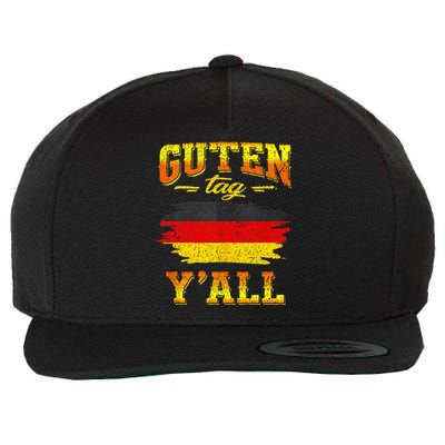 Funny German Saying Quote Joke Germany Flag Wool Snapback Cap