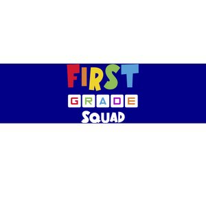 First Grade Squad Team 1St Grade Teacher Gift Bumper Sticker