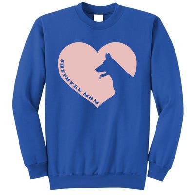 Funny Ger Shepherd Mom Valentine's Day Heart Cute Dogs Gift Sweatshirt