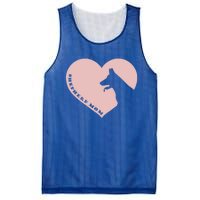 Funny Ger Shepherd Mom Valentine's Day Heart Cute Dogs Gift Mesh Reversible Basketball Jersey Tank