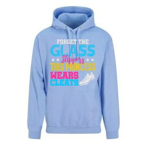 Forget Glass Slippers Princess Wears Cleats Soccer Softball Cute Gift Unisex Surf Hoodie