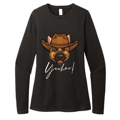 Funny Ger Shepherd Gift Ger Shepherd Cow Gift Womens CVC Long Sleeve Shirt