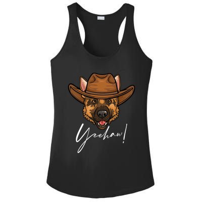 Funny Ger Shepherd Gift Ger Shepherd Cow Gift Ladies PosiCharge Competitor Racerback Tank