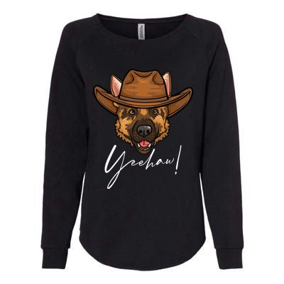 Funny Ger Shepherd Gift Ger Shepherd Cow Gift Womens California Wash Sweatshirt