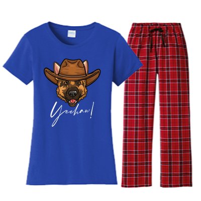 Funny Ger Shepherd Gift Ger Shepherd Cow Gift Women's Flannel Pajama Set