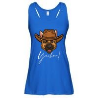 Funny Ger Shepherd Gift Ger Shepherd Cow Gift Ladies Essential Flowy Tank