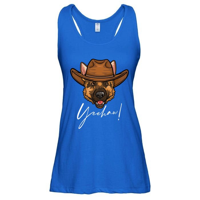 Funny Ger Shepherd Gift Ger Shepherd Cow Gift Ladies Essential Flowy Tank