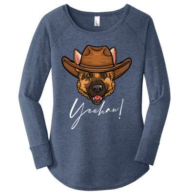 Funny Ger Shepherd Gift Ger Shepherd Cow Gift Women's Perfect Tri Tunic Long Sleeve Shirt