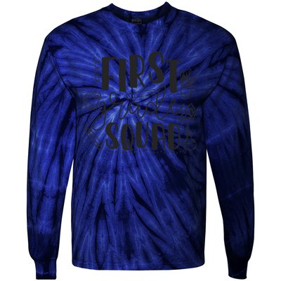 First Grade Squad Teacher Tie-Dye Long Sleeve Shirt