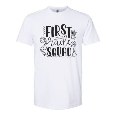 First Grade Squad Teacher Softstyle CVC T-Shirt