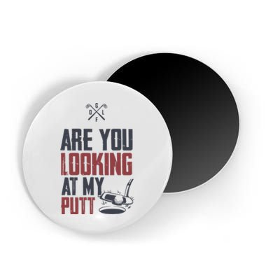 Funny Golf Skull Are You Looking At My Putt Golf Magnet