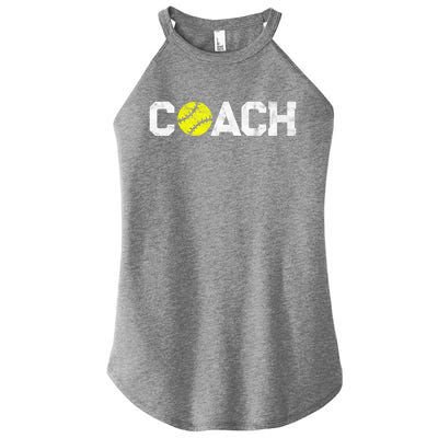 Funny Gift Softball Coaches Appreciation Softball Coach Meaningful Gift Women’s Perfect Tri Rocker Tank