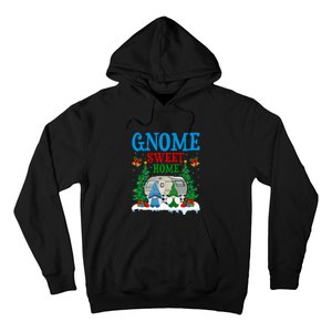 Funny Gnome Sweet Home Camper Camping Christmas Gift Hoodie