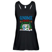 Funny Gnome Sweet Home Camper Camping Christmas Gift Ladies Essential Flowy Tank