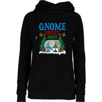 Funny Gnome Sweet Home Camper Camping Christmas Gift Womens Funnel Neck Pullover Hood