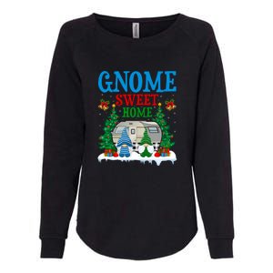 Funny Gnome Sweet Home Camper Camping Christmas Gift Womens California Wash Sweatshirt