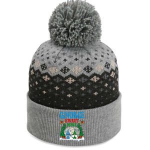 Funny Gnome Sweet Home Camper Camping Christmas Cool Gift The Baniff Cuffed Pom Beanie