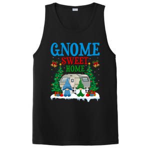 Funny Gnome Sweet Home Camper Camping Christmas Cool Gift PosiCharge Competitor Tank