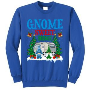 Funny Gnome Sweet Home Camper Camping Christmas Cool Gift Sweatshirt