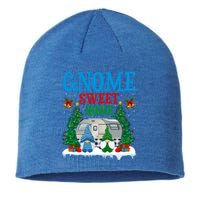 Funny Gnome Sweet Home Camper Camping Christmas Cool Gift Sustainable Beanie